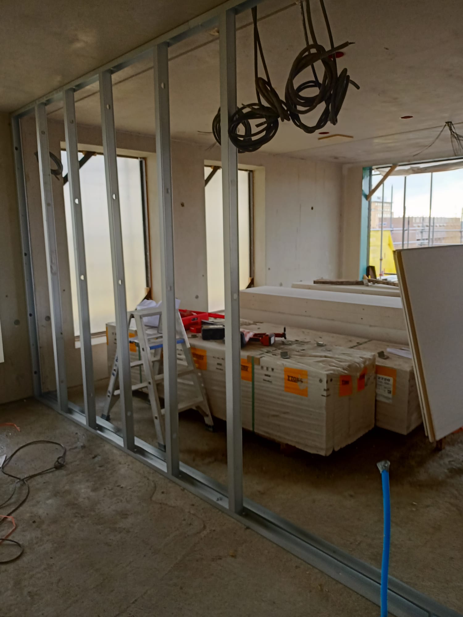 Interior structure before