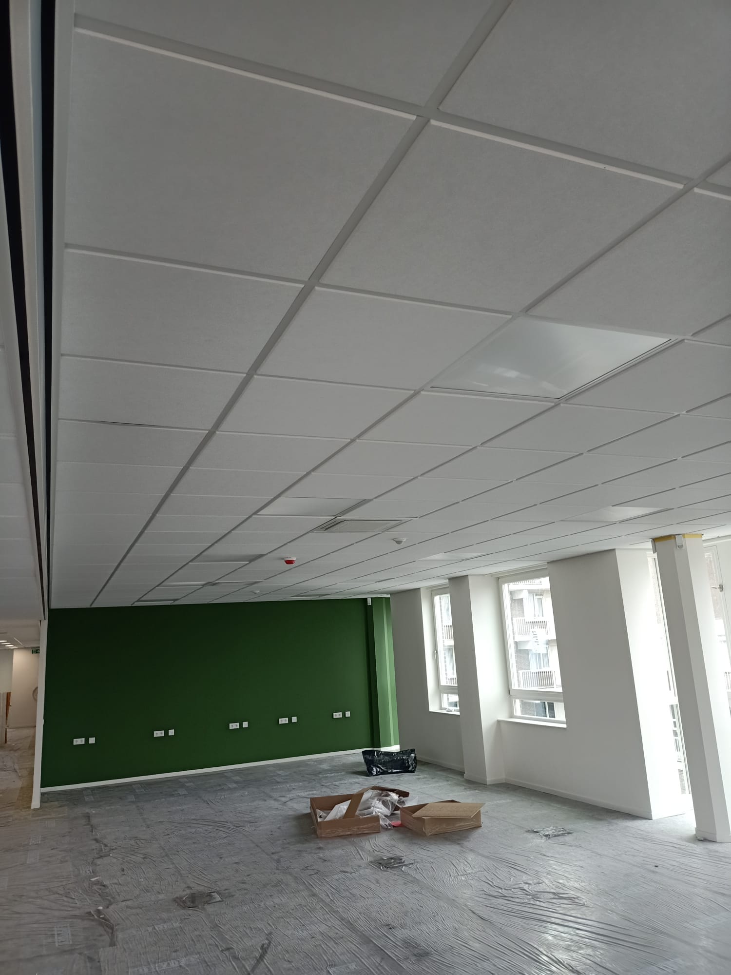 Suspended ceiling after