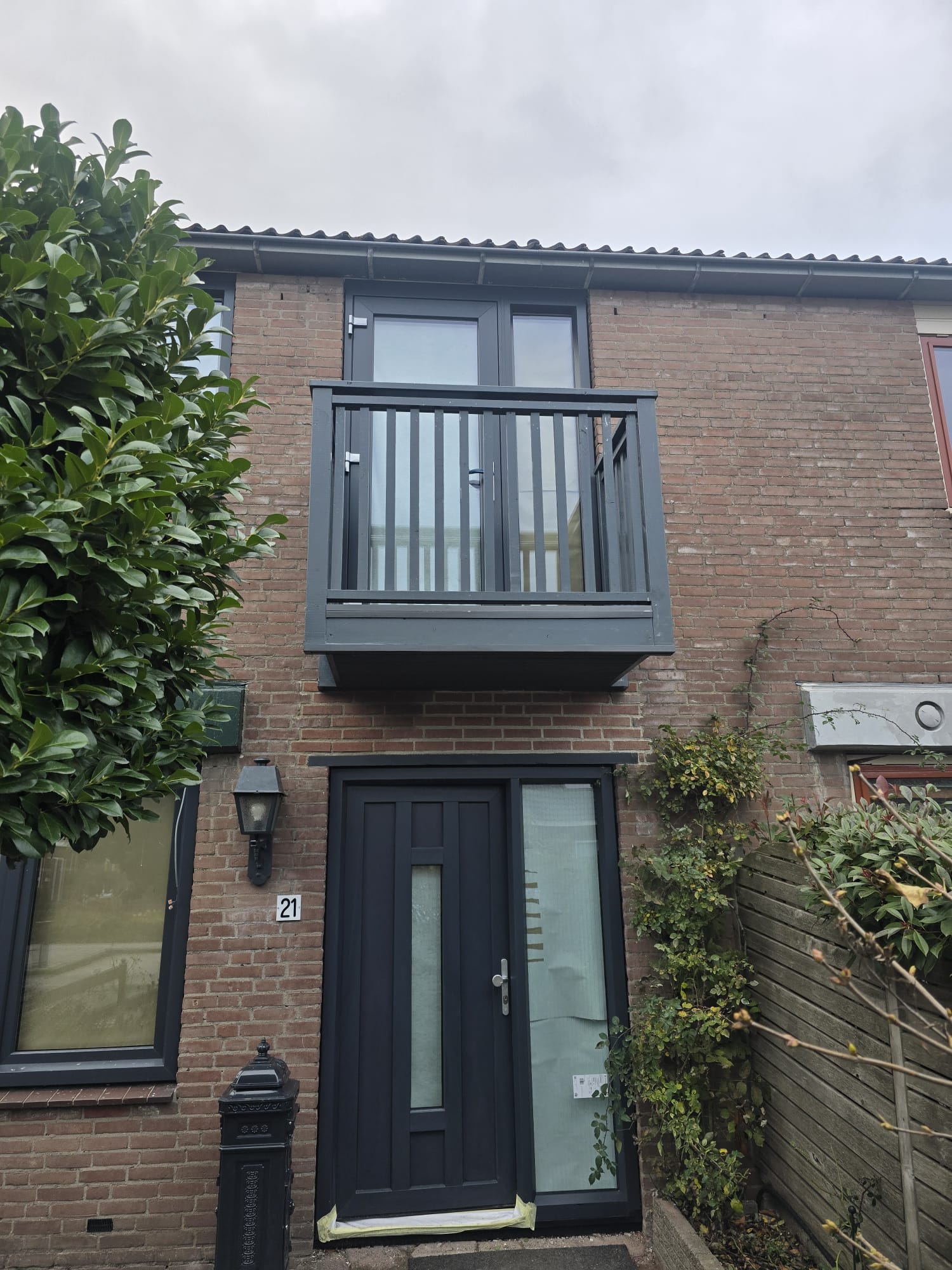 Exterior renovation after