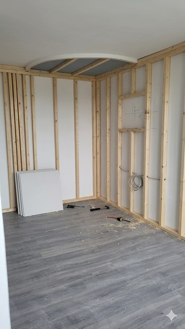 Wall preparation before