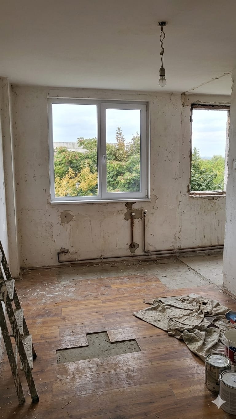 Wall repair before